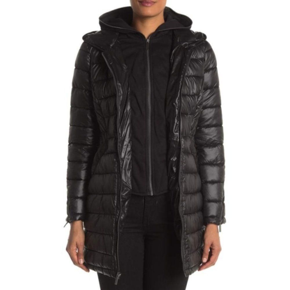 French Connection Softshell Dickey Insert Puffer